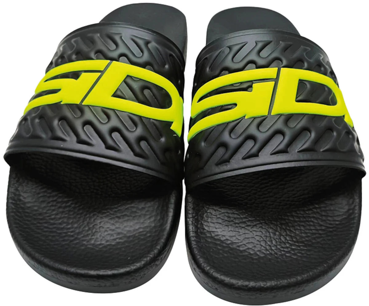 SIDI POOL BLACK YELLOW FLUO