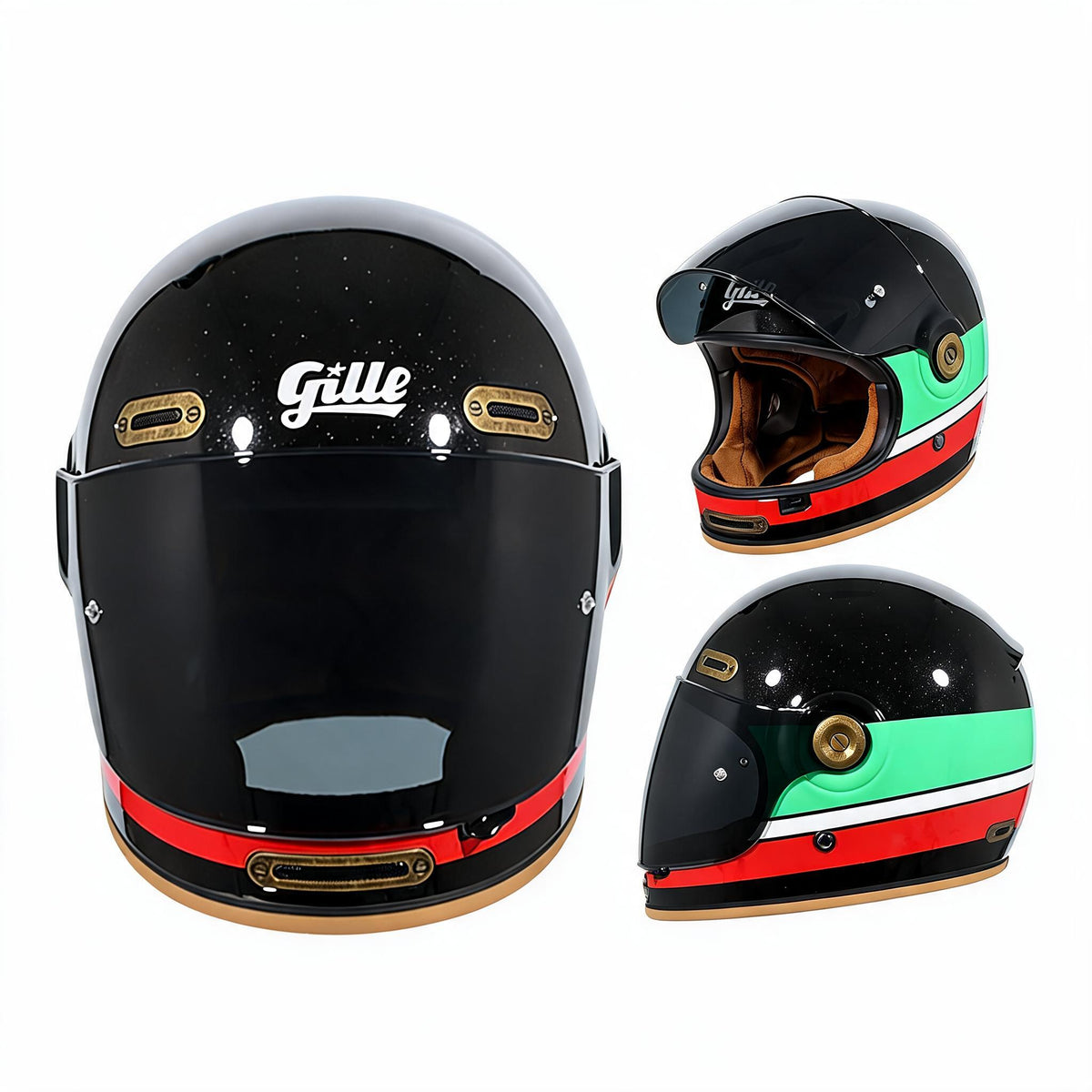 GILLE ATAVISTIC - BOBBER BLACK GRAPHIC