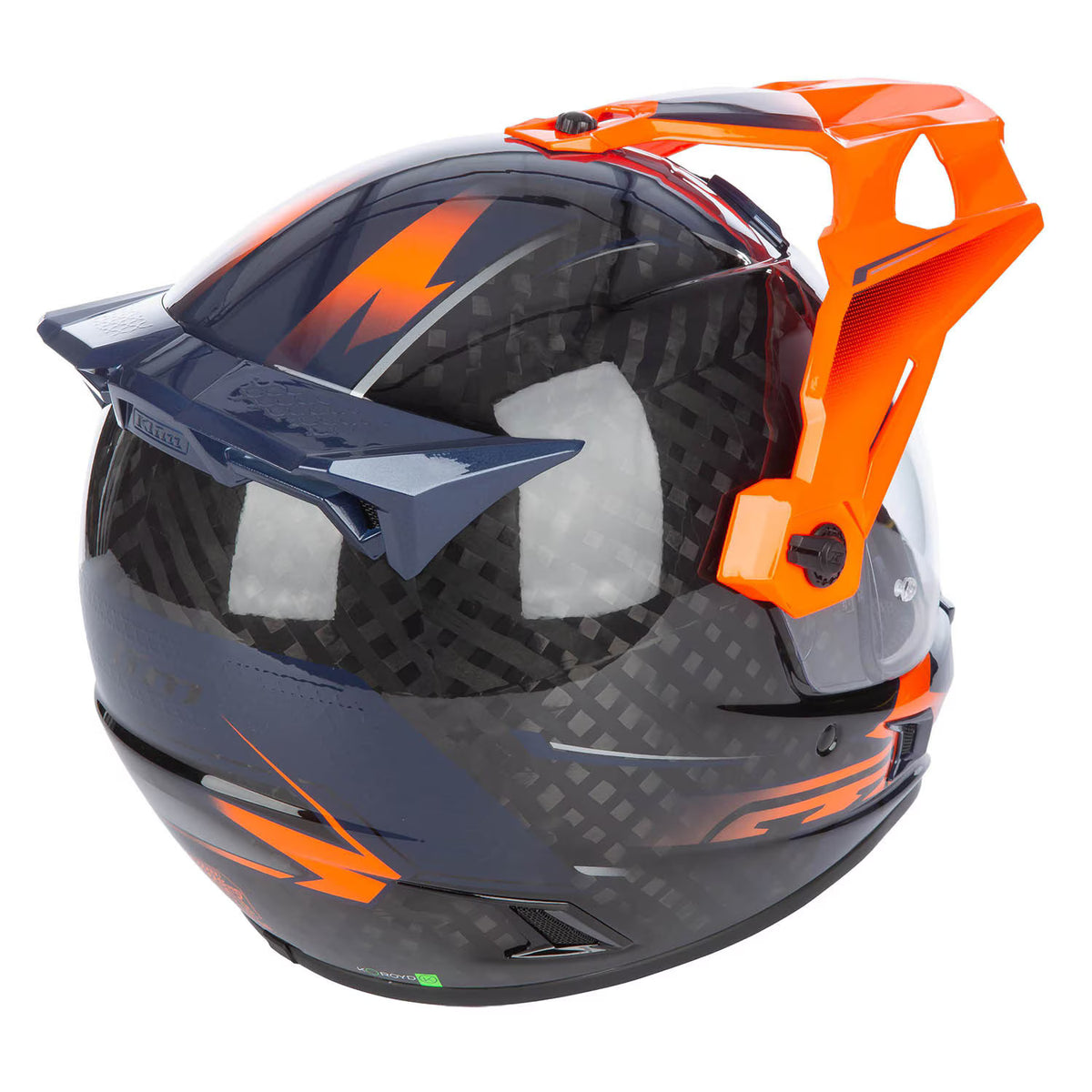 Klim Krios Pro Helmet ECE/DOT Echo Gloss Black - Striking Orange - Petrol