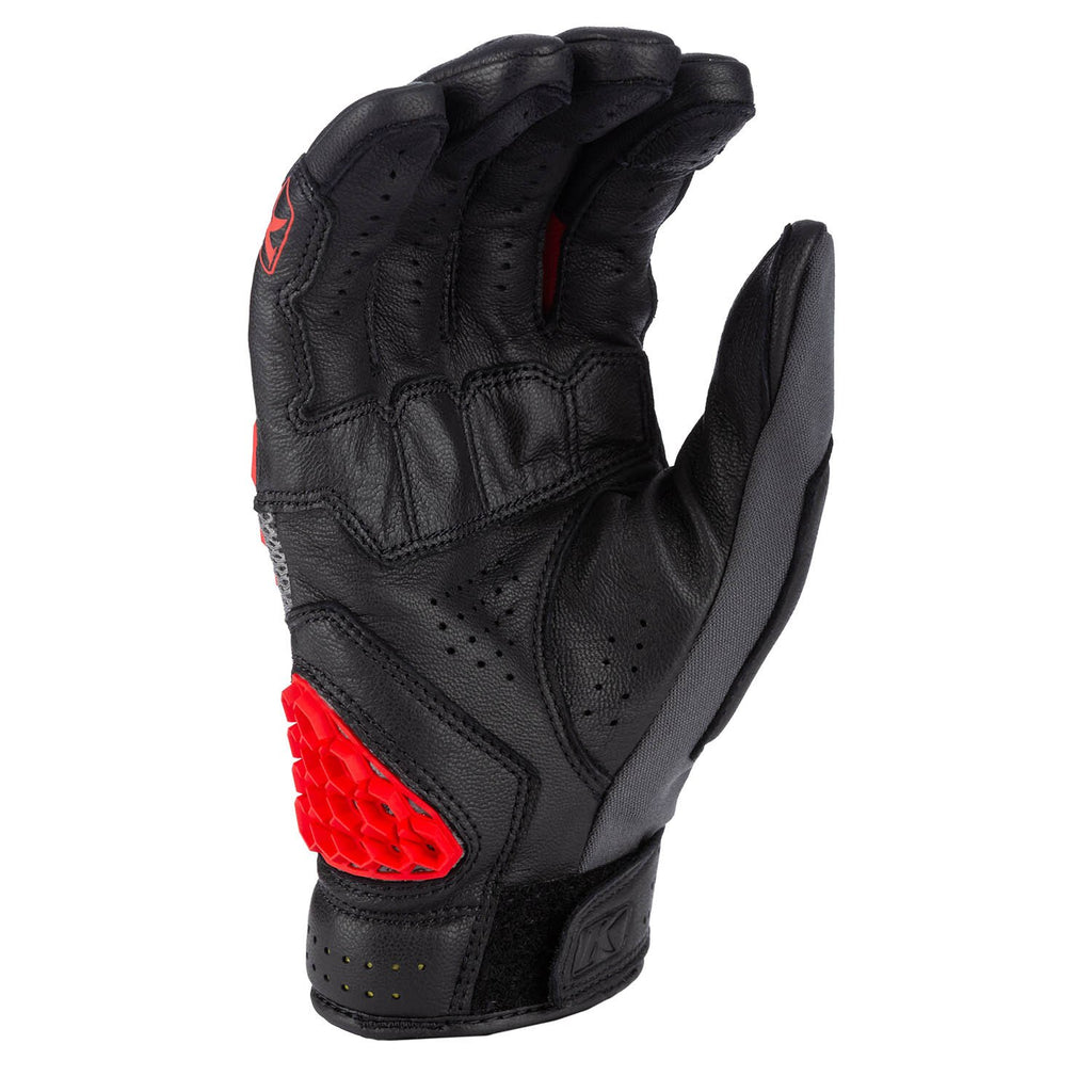 Klim Baja S4 Glove LG  Black - Fiery Red