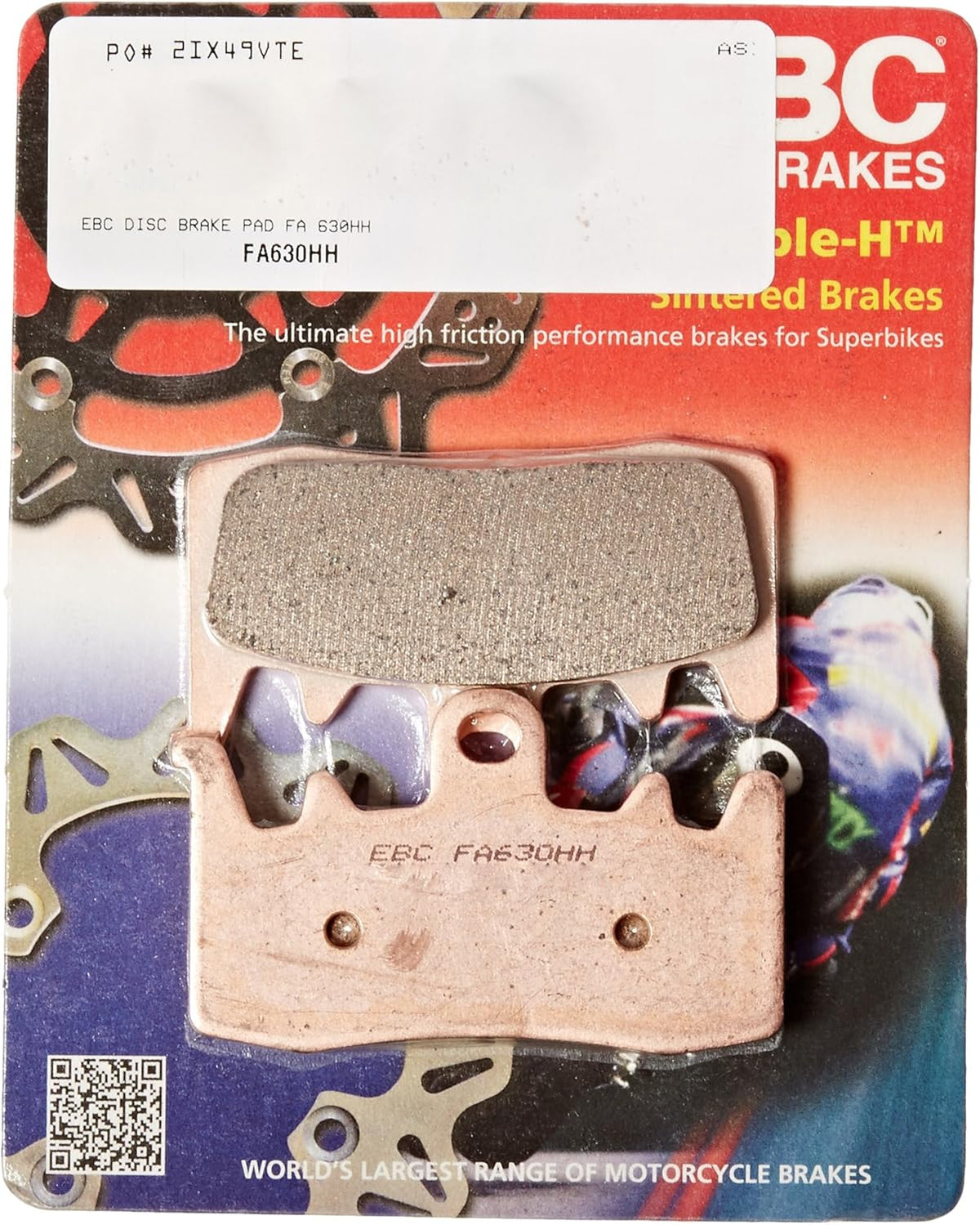 EBC BRAKE PAD FA630 HH