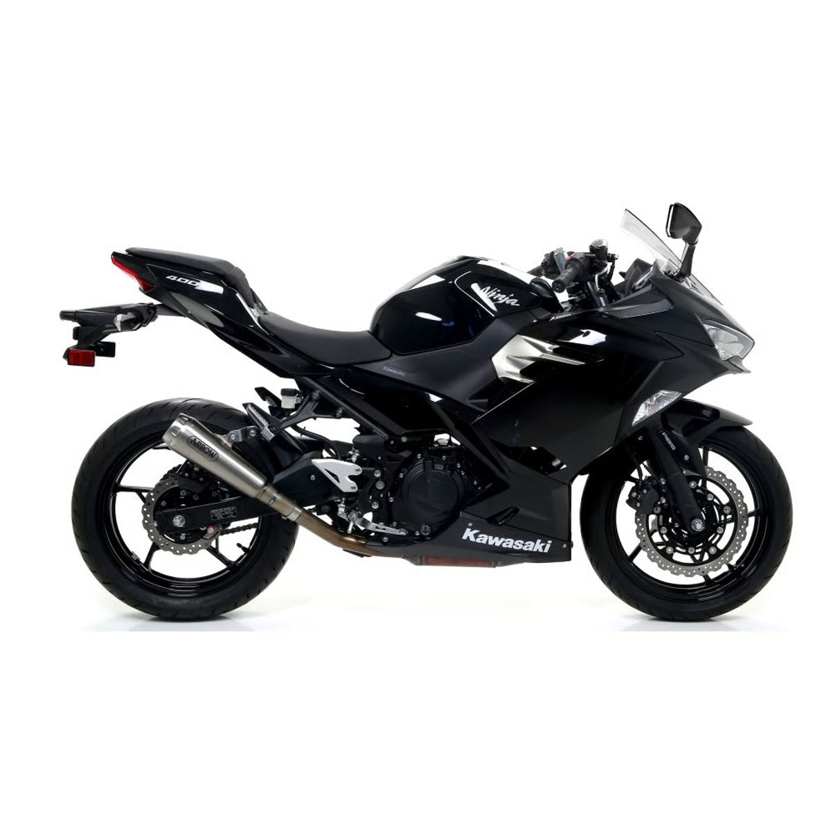 ARROW KAWASAKI NINJA400 PRO RACE BLACK END CAN FULLSYSTEM