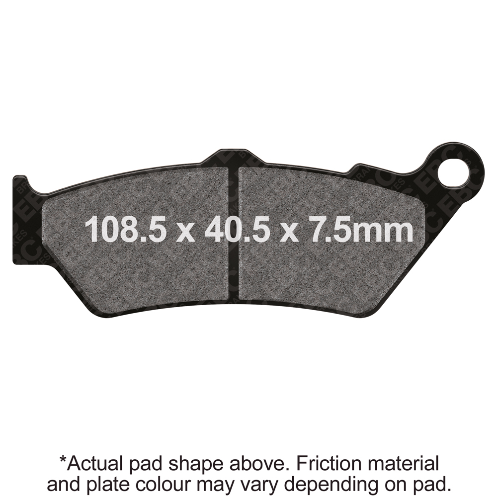 EBC BRAKE PADS FA209/2HH