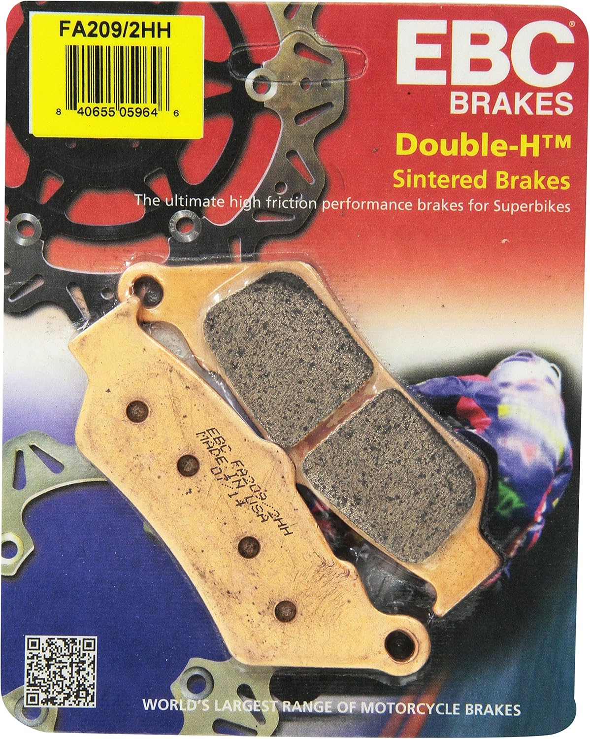 EBC BRAKE PADS FA209/2HH