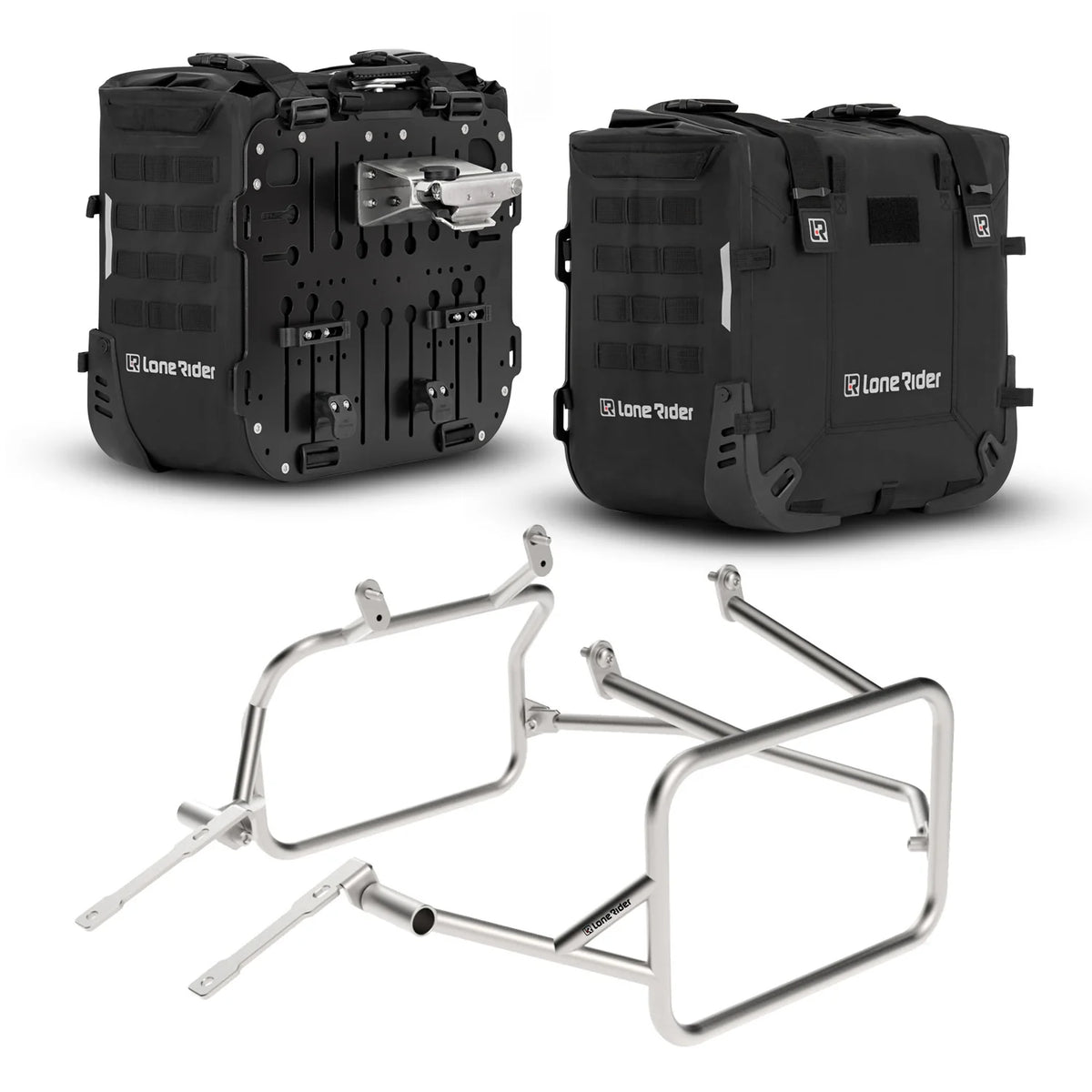 LONE RIDER SEMI-RIGID MOTORCYCLE BAGS 31+38L