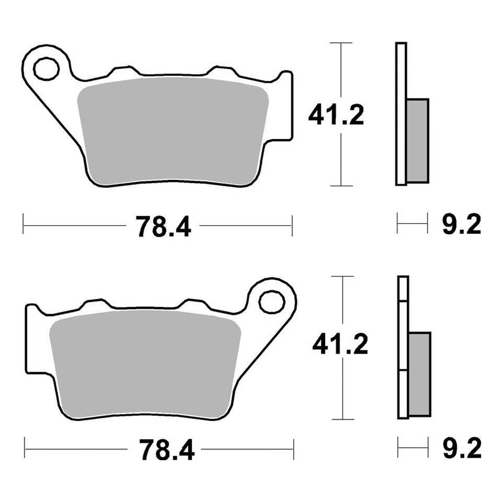SBS BRAKEPAD 675 LS
