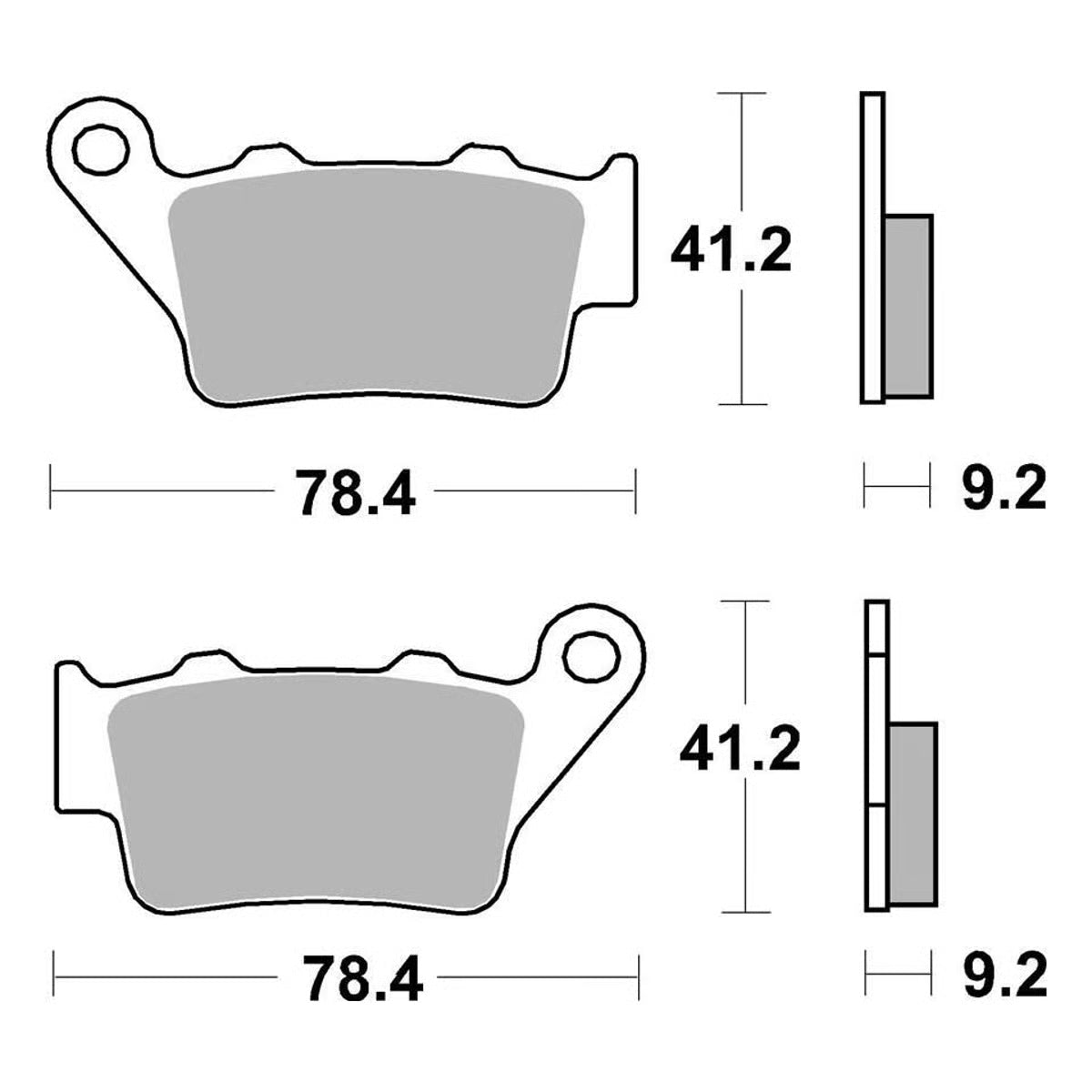 SBS BRAKEPAD 675 LS