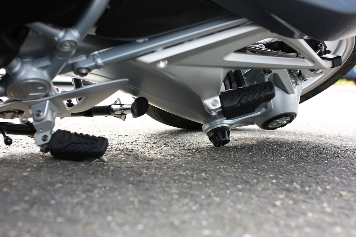 WUNDERLICH DOUBLESHOCK DRIVE PROTECTION PAD - BLACK - REAR FOR BMW R1250 GS/GSA / 1300 GS