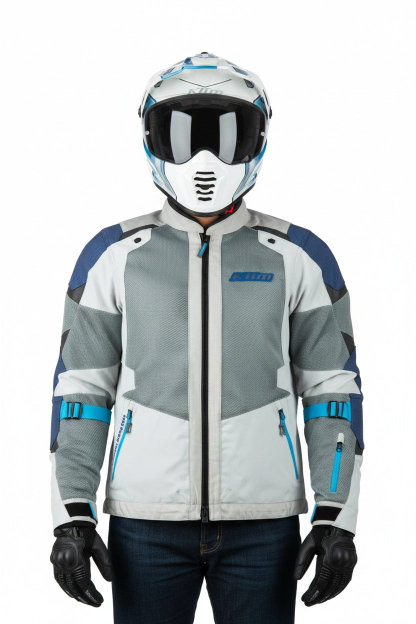 Klim Krios Pro Helmet ECE/DOT Spectrum White - Blue