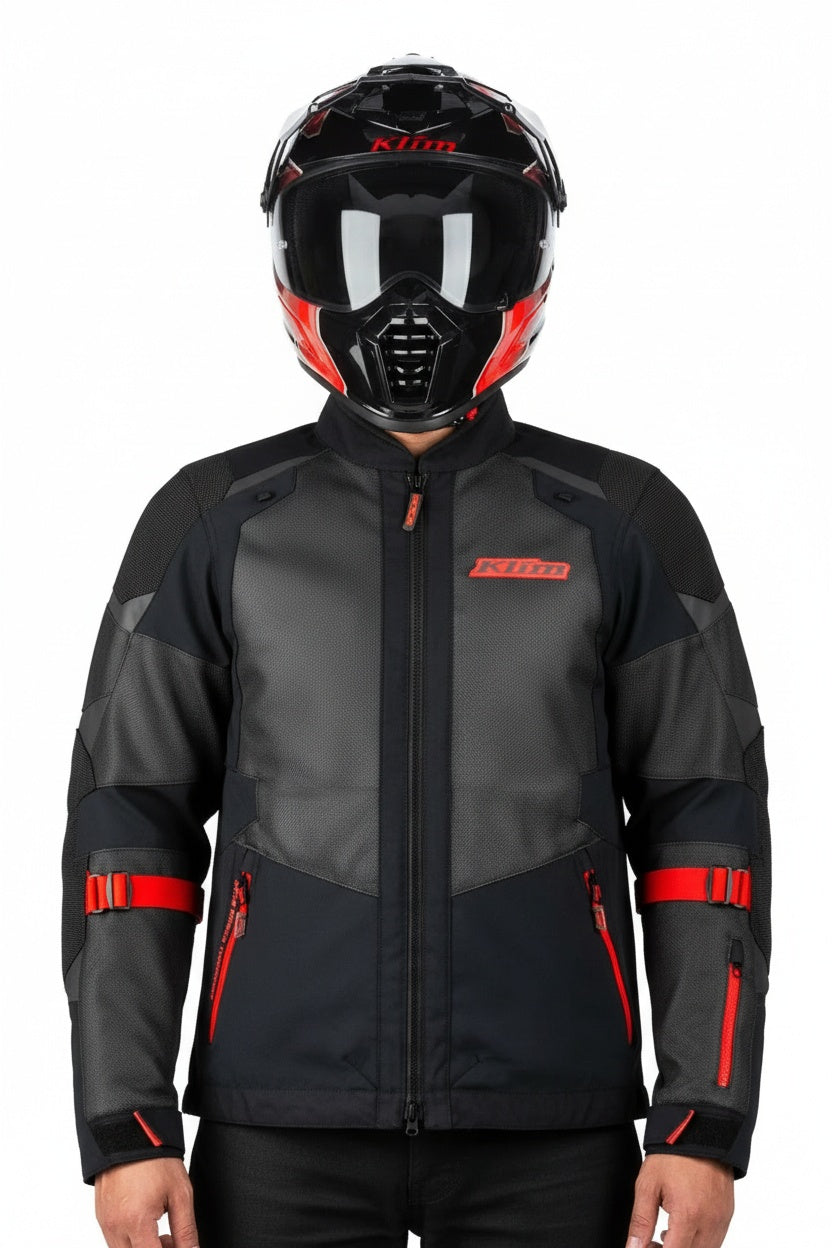 Klim Krios Pro Helmet ECE/DOT Spectrum Black - Fiery Red