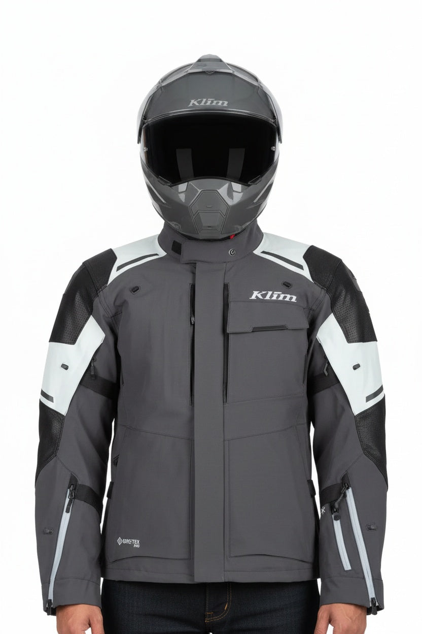 Klim X1 Alpha Helmet ECE/DOT Gloss Metallic Asphalt - Monument