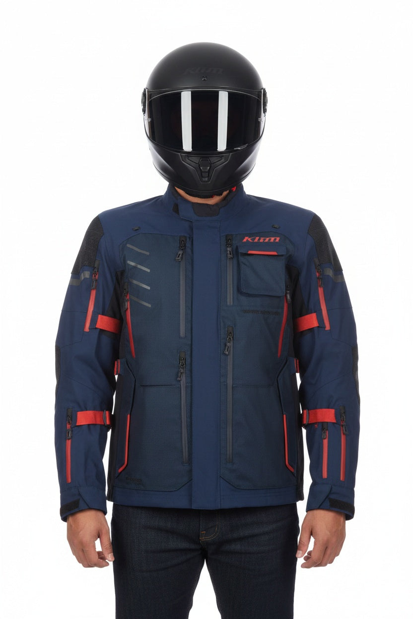 Klim Badlands Pro Jacket Dress Blues - Red Oxide