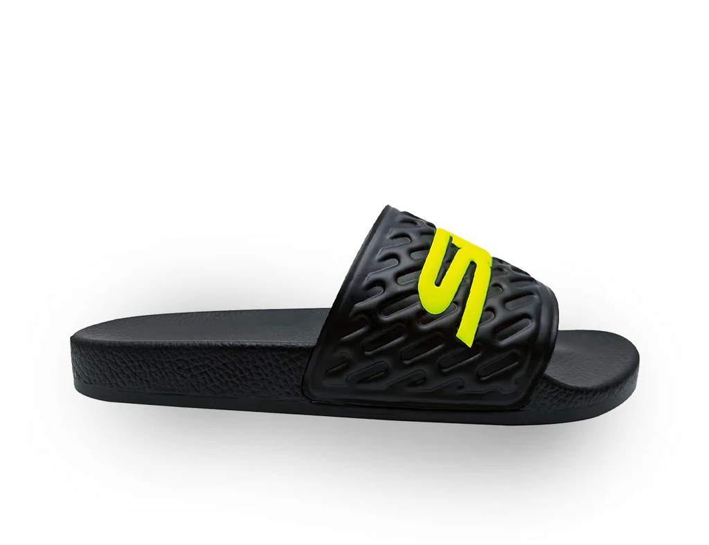 SIDI POOL BLACK YELLOW FLUO