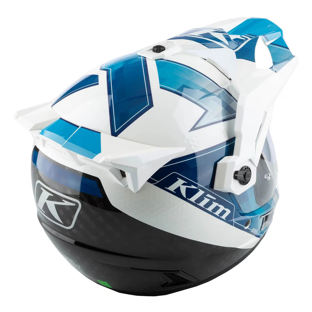 Klim Krios Pro Helmet ECE/DOT Spectrum White - Blue
