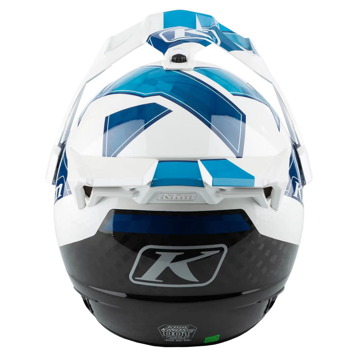 Klim Krios Pro Helmet ECE/DOT Spectrum White - Blue