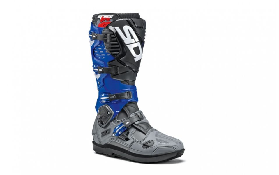 SIDI CROSSFIRE 3 SRS GRAY/BLUE/BLACK BOOTS (NEW 2024) 45